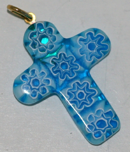 Murano Cross ( 1 x 0.75 in ) # 13 - Click Image to Close